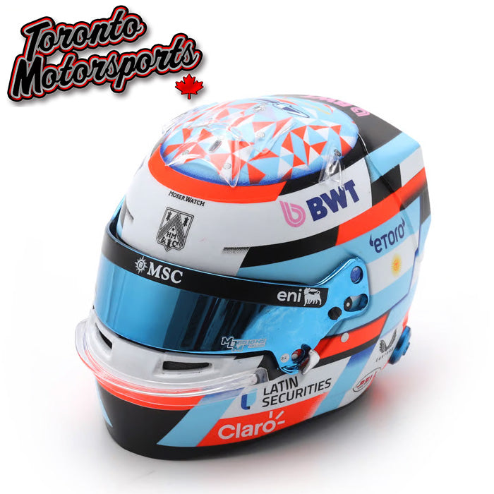 2026 Franco Colapinto - BWT Alpine Formula 1 Team - 2026 SEASON -  F1 Replica Helmet - 1:5 Scale by Spark #5HF249