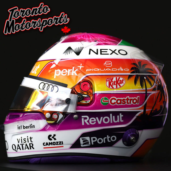 2026 Gabriel Bortoleto - Audi Revolut Formula 1 Team - Miami GP -  F1 Replica Helmet - 1:5 Scale by Spark #5HF260