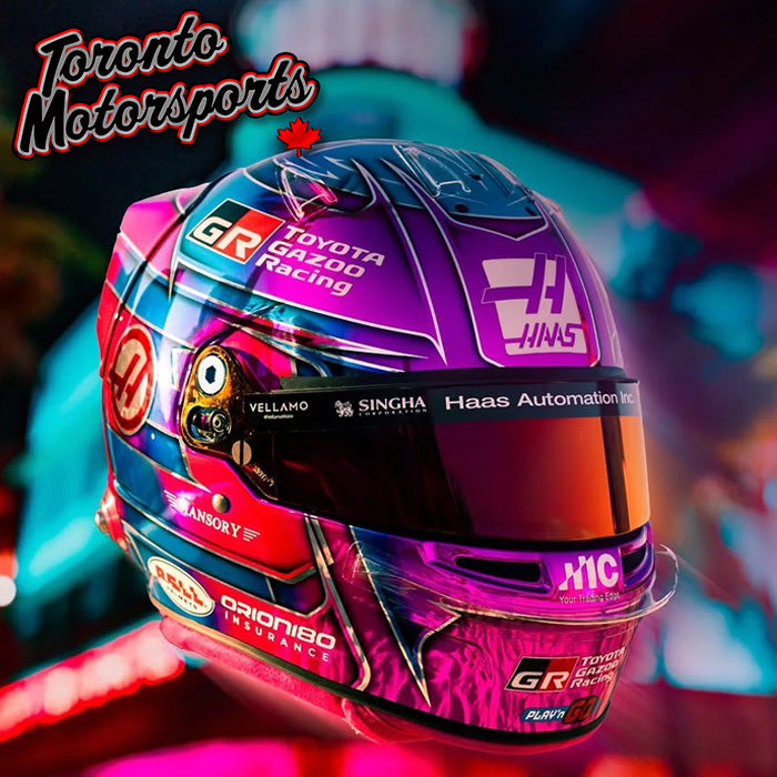 2026 Esteban Ocon - TGR Haas Formula 1 Team - Miami GP -  F1 Replica Helmet - 1:5 Scale by Spark #5HF261