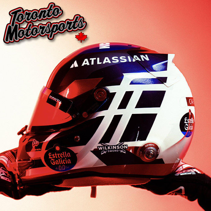 2026 Carlos Sainz - Atlassian Williams Formula 1 Team - Miami GP -  F1 Replica Helmet - 1:5 Scale by Spark #5HF262