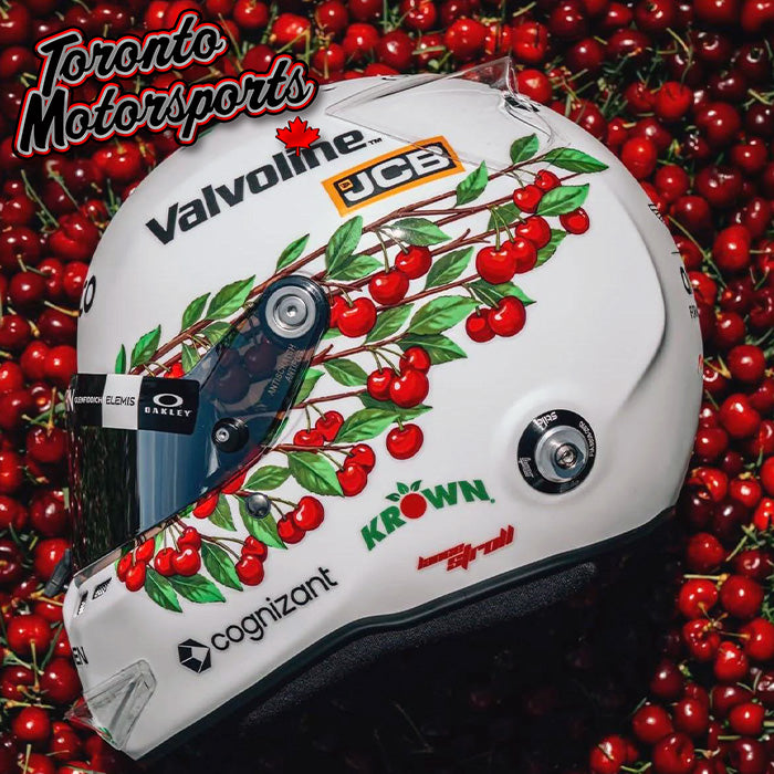 2026 Lance Stroll - Aston Martin Aramco Formula 1 Team - Canadian GP -  F1 Replica Helmet - 1:5 Scale by Spark #5HF266