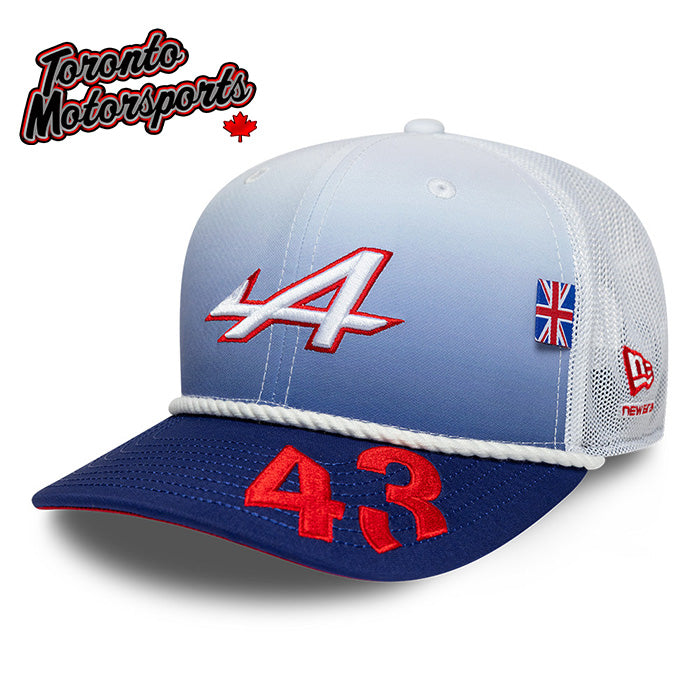 2026 Alpine Racing Franco Colapinto British GP Special Team Hat New Era 9Seventy - White - Officially Licensed #60850742