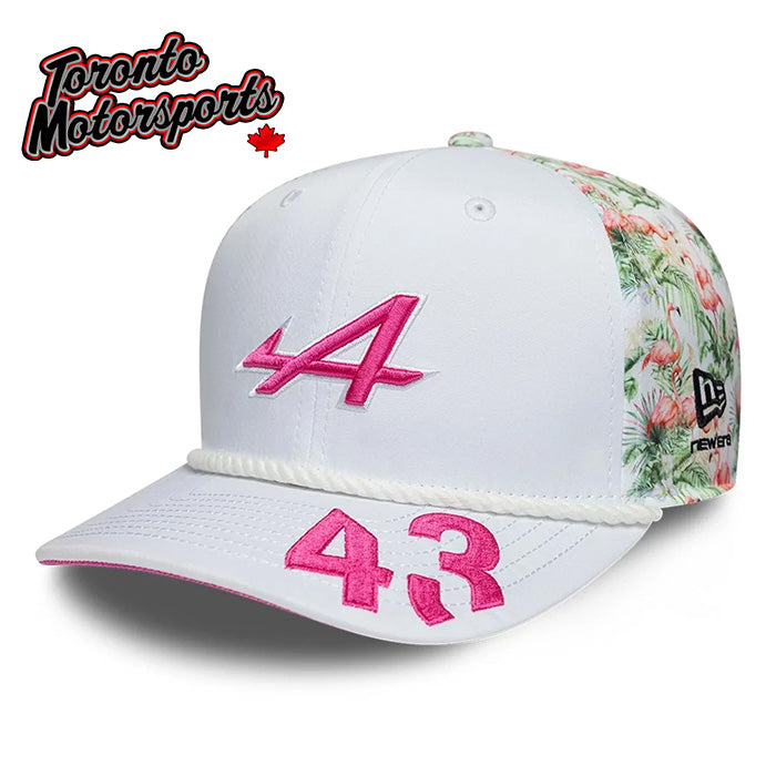 2026 Alpine Racing Franco Colapinto Miami GP Special Team Hat New Era 9Seventy - White - Officially Licensed #60850743