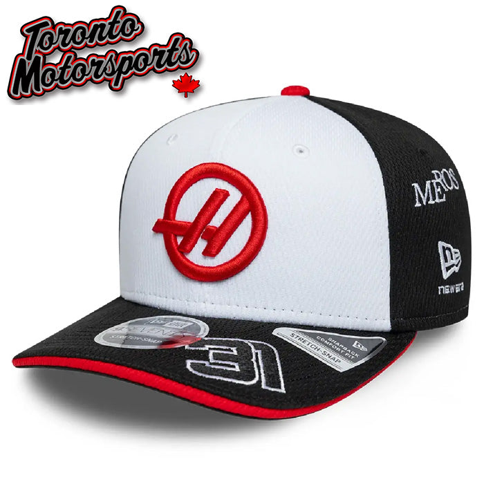 2026 HAAS F1 Esteban Ocon Team Driver Hat New Era 9Seventy - Officially Licensed #60870770