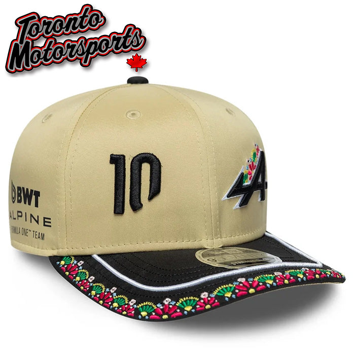 2026 Alpine F1 Pierre Gasly #10 - Latin American Special Edition Team Hat New Era 9Seventy - Beige - Officially Licensed #60955760