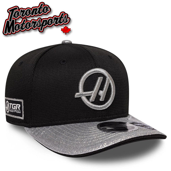 2026 TGR Haas F1 Oliver Bearman #87 - Vegas GP Special Edition Team Hat New Era 9Seventy - Black/Silver - Officially Licensed #60955763