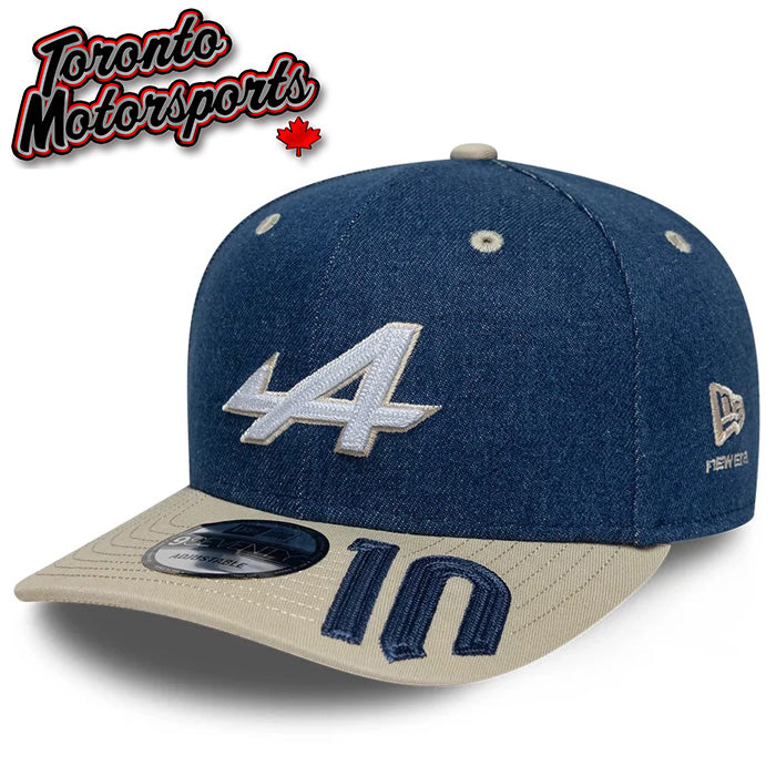 2026 Alpine F1 Pierre Gasly #10 - Austin GP Special Edition Team Hat New Era 9Seventy - Denim - Officially Licensed #60955767