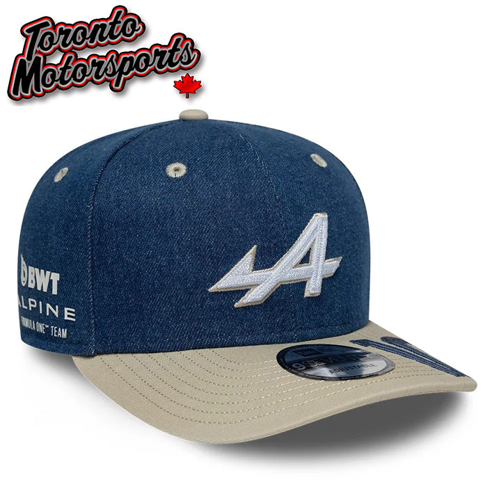 2026 Alpine F1 Pierre Gasly #10 - Austin GP Special Edition Team Hat New Era 9Seventy - Denim - Officially Licensed #60955767