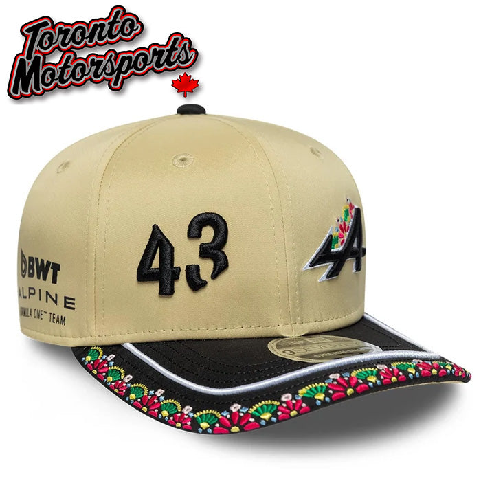2026 Alpine F1 Franco Colapinto #43 - Latin American Special Edition Team Hat New Era 9Seventy - Beige - Officially Licensed #60955773
