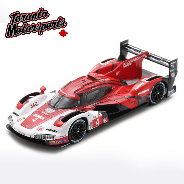 2025 Porsche 963 PORSCHE PENSKE MOTORSPORT #4 Nasr/Tandy/Wehrlein – 24HR Le Mans 1:64 Scale by Spark #64S062