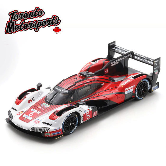2025 Porsche 963 PORSCHE PENSKE MOTORSPORT #5 Andlaur/Christensen/Jaminet – 24HR Le Mans 1:64 Scale by Spark #64S063