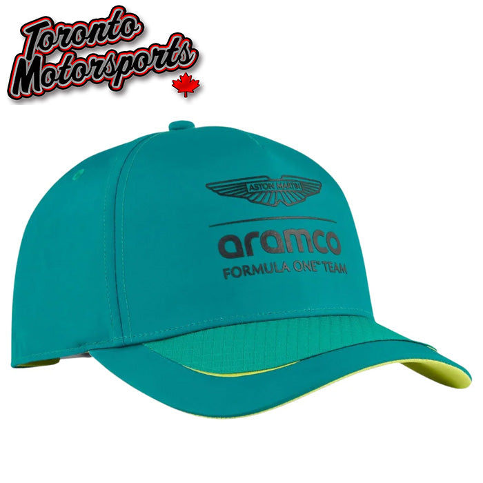 2026 Aston Martin F1 Racing - Fanwear Puma Baseball Cap - Green Lux - Officially Licensed #701238353-001-801
