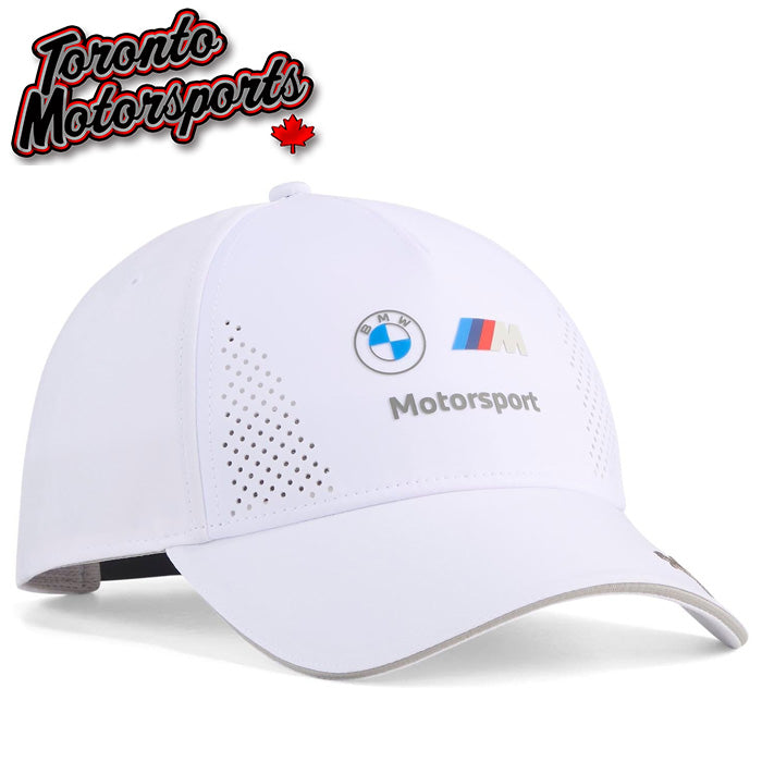 2026 BMW Motorsports Team Baseball Hat - Puma White - Officially Licensed #701239129-002-801