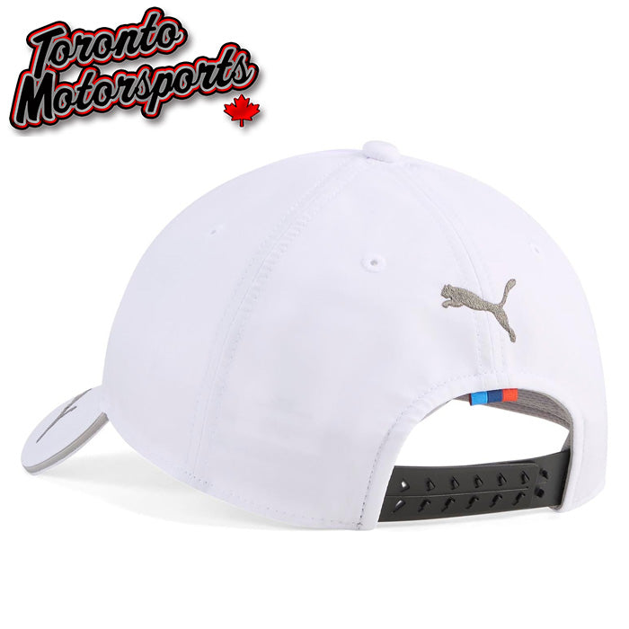 2026 BMW Motorsports Team Baseball Hat - Puma White - Officially Licensed #701239129-002-801