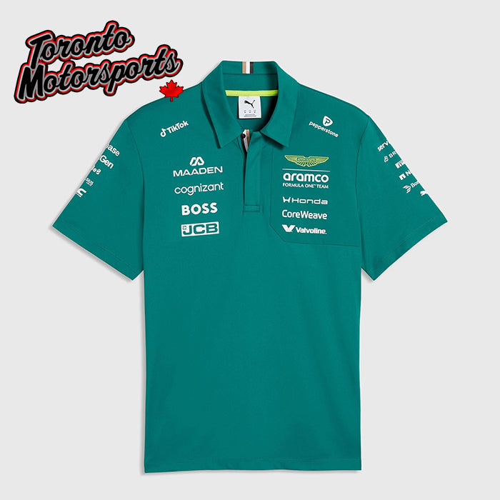 2026 Aston Martin F1 - Team Polo Shirt - Green Lux #701239682-001-802