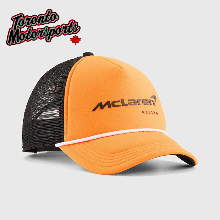 McLaren Racing F1 Fanwear Trucker - Puma Papaya Cap - Officially Licensed #701241141-002-801
