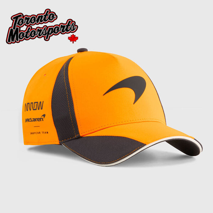 2026 Arrow McLaren IndyCar - Team Puma Baseball Hat - Papaya - Officially Licensed #701242241001