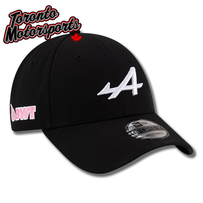 .2025 Alpine F1 Essential (BLACK) - New Era 9FORTY Team Cap - Officially Licensed #ALP-60669251