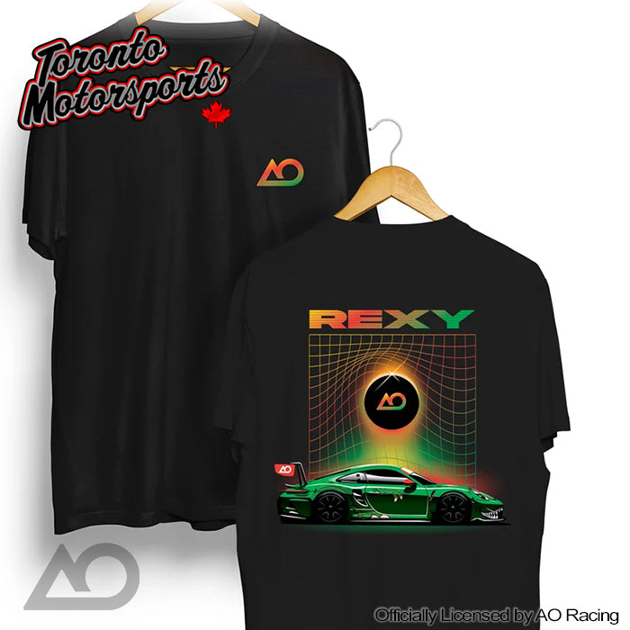 AO Racing Official YOUTH Rexy Tech Noir Tee - Black #AO-T20265YOUTH