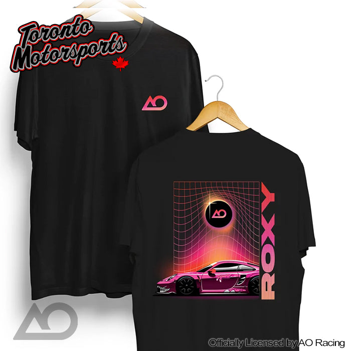 AO Racing Official YOUTH Roxy Tech Noir Tee - Black #AO-T20266YOUTH