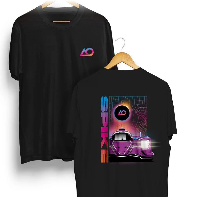 AO Racing Official YOUTH Spike Tech Noir Tee - Black #AO-T20267YOUTH
