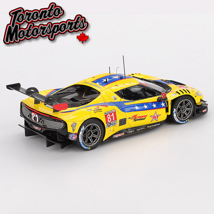 2025 Ferrari 296 GT3 DragonSpeed #81 Costa/Molina/Neubauer/Rigon - IMSA Daytona 24 Hrs 1:43 Scale by BBR #CS017
