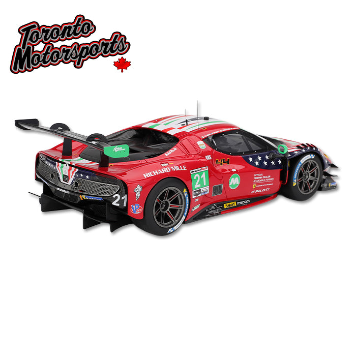 2025 Ferrari 296 GT3 AF CORSE #21 Cozzolino/Mann/Pier Guidi/Wadoux – IMSA Daytona 24 Hrs 1:18 Scale by  BBR #CS18012