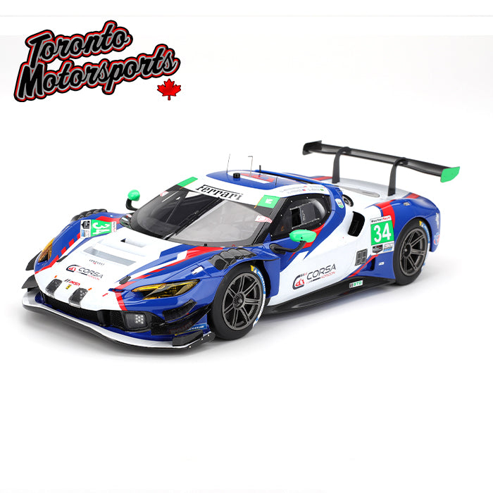 2025 Ferrari 296 GT3 Conquest Racing #34 Franco/Serra/Tuck – IMSA Daytona 24 Hrs 1:18 Scale by  BBR #CS18020