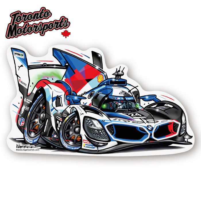 BMW GTP RLL #24 IMSA - Vinyl Decal  #DECAL-BMWGTP24 (24)