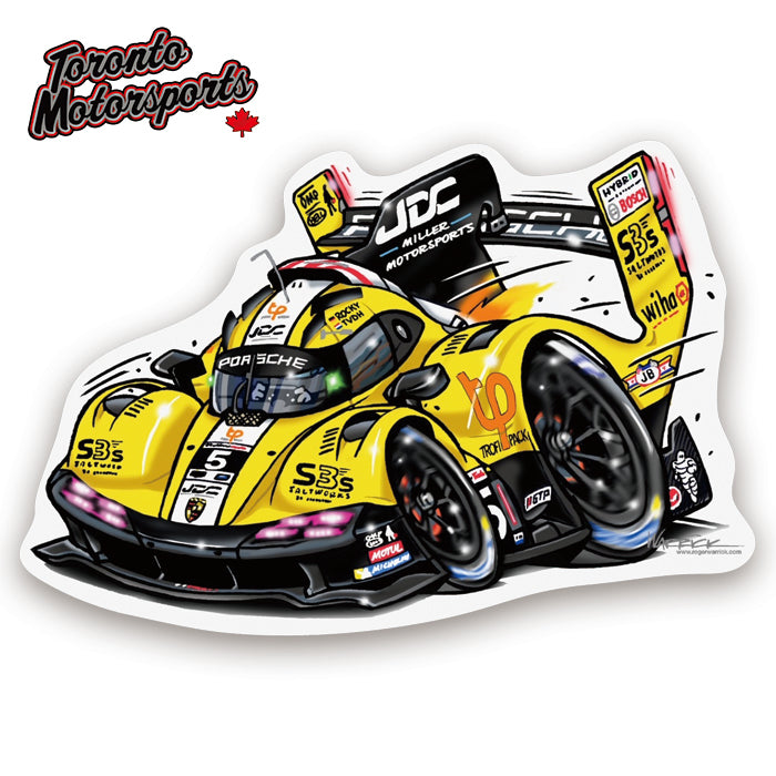 Porsche GTP JDC Miller #5 IMSA - Vinyl Decal  #DECAL-JDCPORSCHE (29)