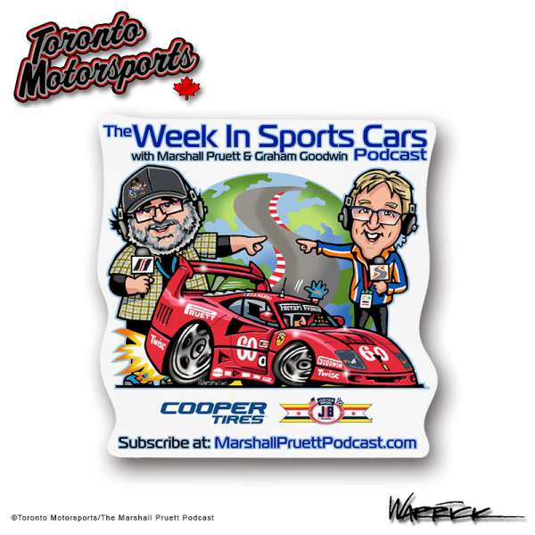 Marshall Pruett - The Week In Sports Cars 2021 - Die Cut Vinyl Sticker #DECAL-MPPTWISC2021