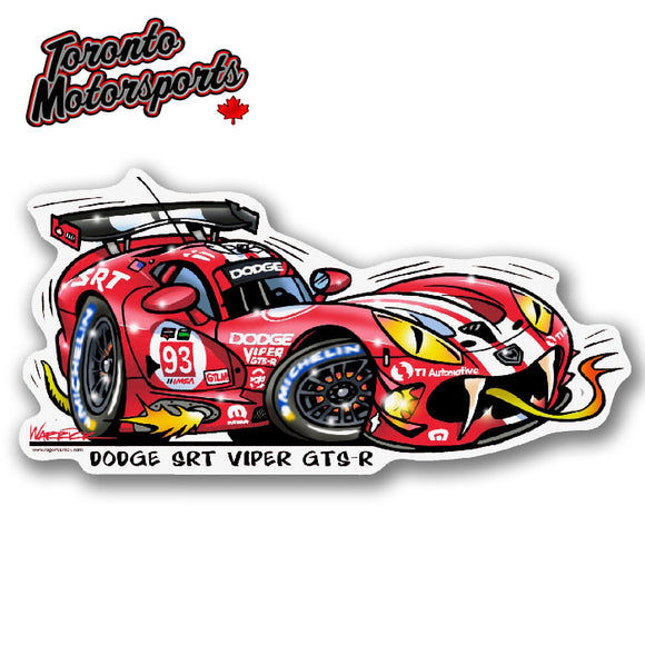 Dodge Viper GTSR - Vinyl Decal #DECAL-VIPERGTSR (165) – Toronto Motorsports