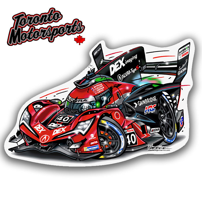Acura ARX-06 #40 WTR IMSA - Vinyl Decal  #DECAL-WTR40 (69)