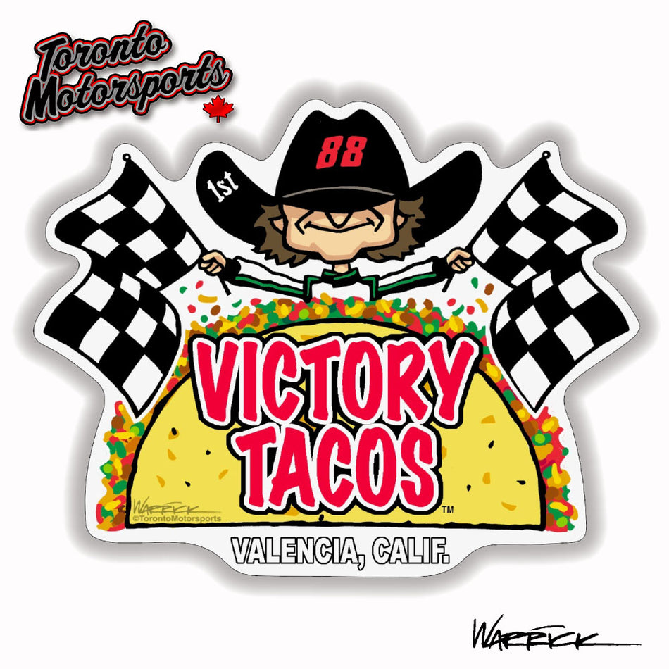 Colton Herta 'Victory Taco' - IndyTOON Die Cut Vinyl Sticker #DECAL-CHVT