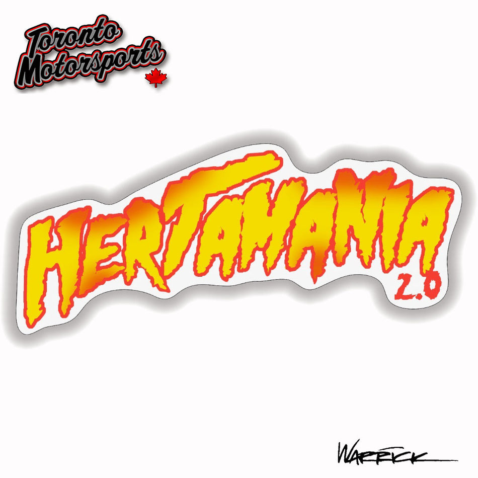 Colton Herta 'Hertamania 2.0' - IndyTOON Die Cut Vinyl Sticker #DECAL-HERTAMANIA (142)