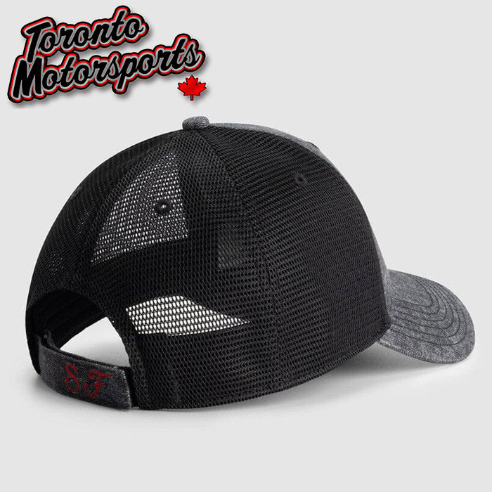.2025 Scuderia Ferrari F1 Trucker Team Cap – Black - Officially Licensed #FER-701232799001
