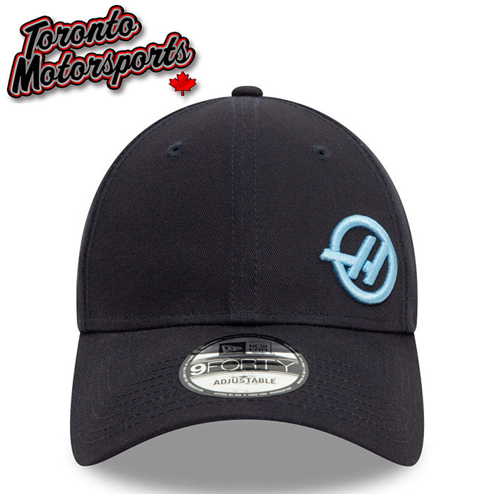 .2025 Haas F1 'Flawless' Black/Blue - New Era 9FORTY Team Cap - Officially Licensed #HAAS-60596914
