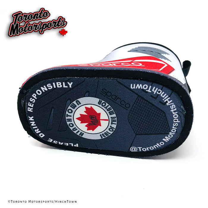 James Hinchcliffe Neoprene Boot Drink Koozie - "STOP"