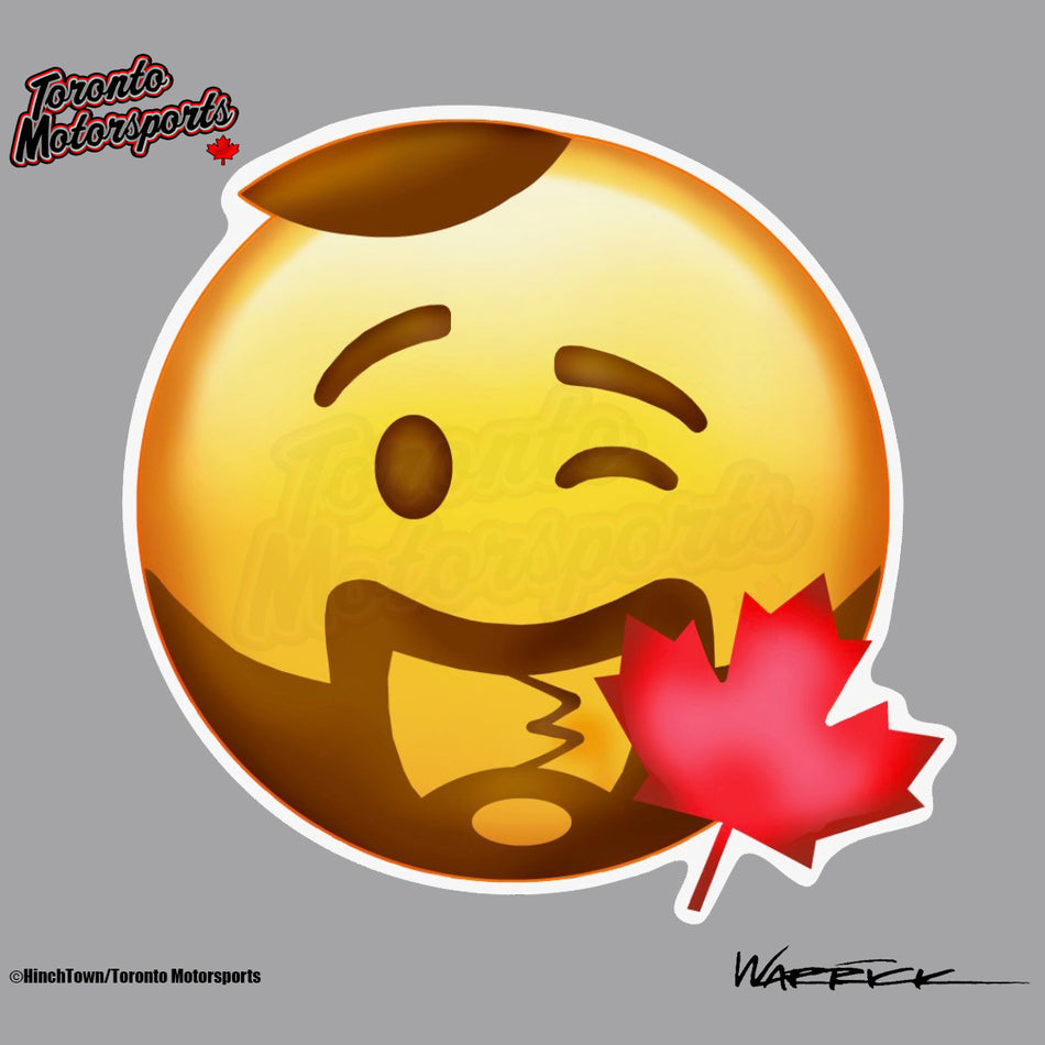 James Hinchcliffe  "HINCH EMOJI" -  Die Cut Vinyl Sticker #HINCH-EMOJI