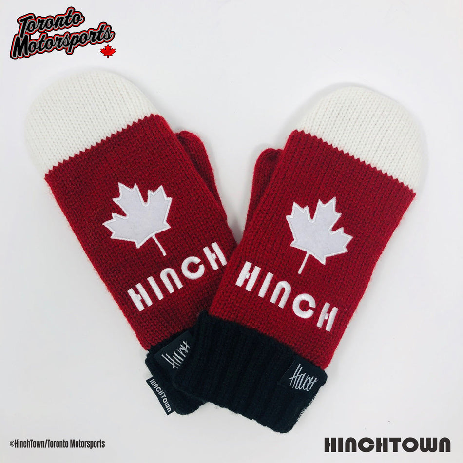 James Hinchcliffe "Red Mitts Rule" Mittens