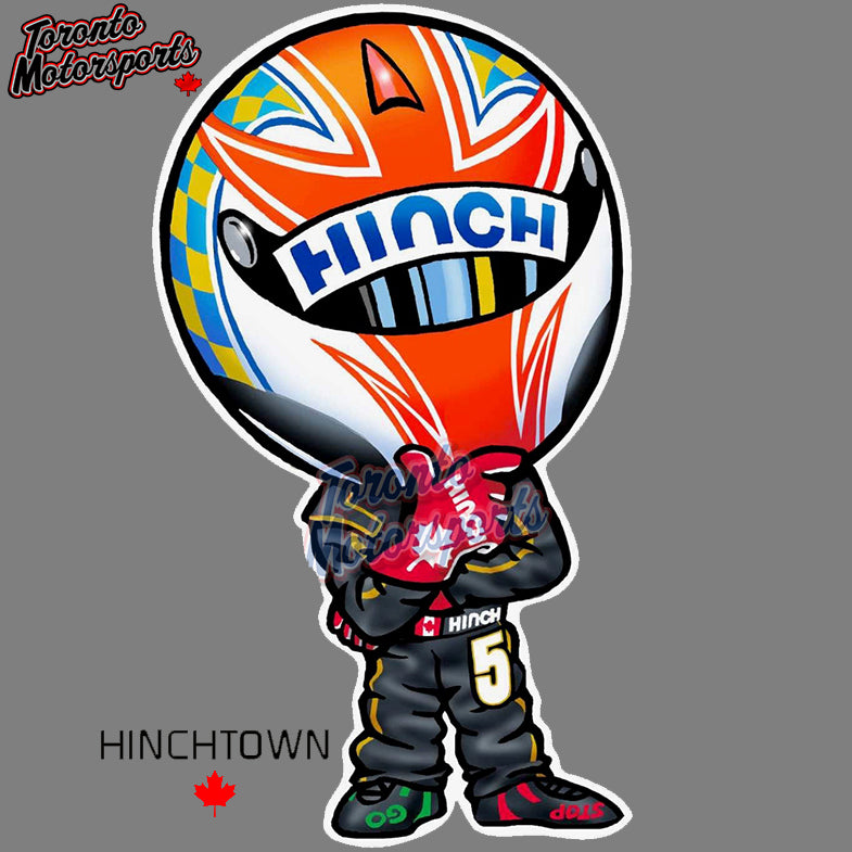 James Hinchcliffe  "HINCH" -  Die Cut Vinyl Sticker #HINCHSTICKERHINCH