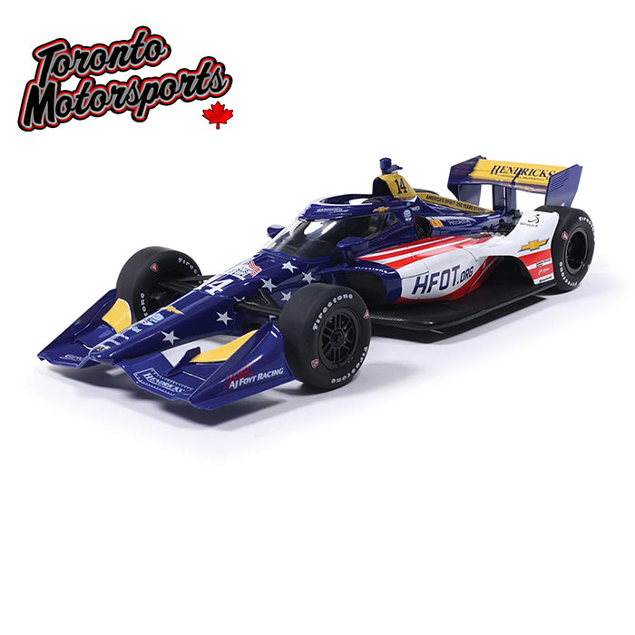 2026 NTT INDYCAR Series - #14 Santino Ferrucci / AJ Foyt Racing, TBD (Super Speedway) LIMITED EDITION 1:18 Scale by IXO # IND18044