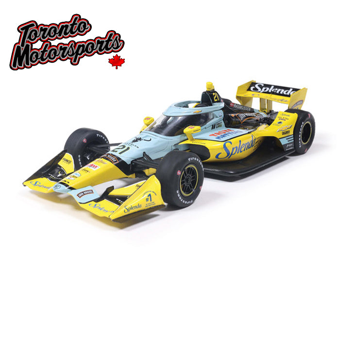 2026 NTT INDYCAR Series - #21 Christian Rasmussen / Ed Carpenter Racing, TBD (Road Course) LIMITED EDITION 1:18 Scale by IXO # IND18045