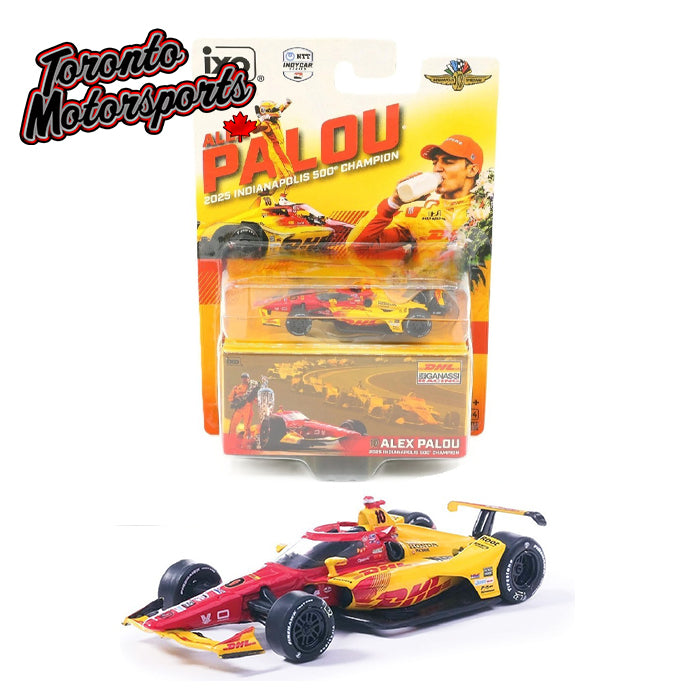 2025 NTT IndyCar Series – #10 Alex Palou / Chip Ganassi Racing - INDY 500 WINNER 1:64 Scale by IXO #IND64029