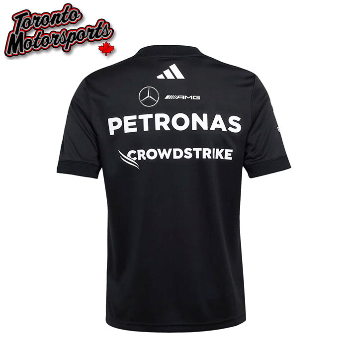 Mercedes AMG Petronas F1 2025 Team Driver Jersey Black - Adidas