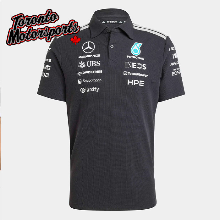 2026 Mercedes - AMG Petronas Formula One Team Polo - Black #KE5523