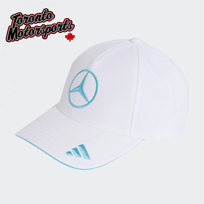 2026 Mercedes AMG Petronas F1 - George Russell Driver Cap - Adidas White - Officially Licensed #KE8303