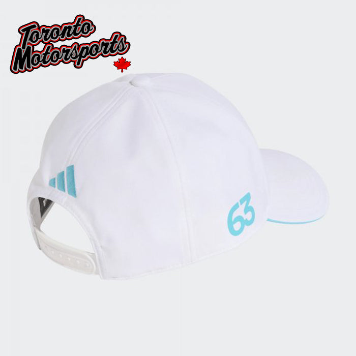 2026 Mercedes AMG Petronas F1 - George Russell Driver Cap - Adidas White - Officially Licensed #KE8303