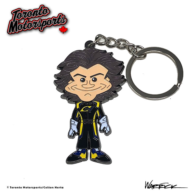 Colton Herta 'ColTOON' - Enamel Key Chain #KEY-COLTOON