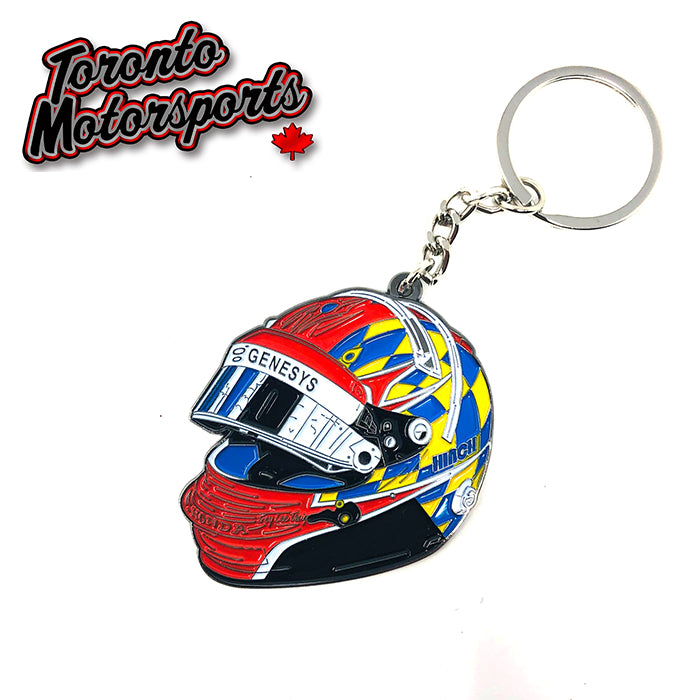 James Hinchcliffe Helmet - Enamel Key Chain #KEY-HINCHHELMET